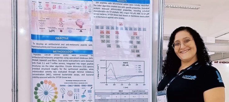Pesquisa Inovadora no LPPFB: Layza Sá Rocha e o Desenvolvimento de Peptídeos com Dupla Função Antimicrobiana e Anticâncer
