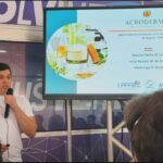 Integrante do projeto ACRODERMO durante apresentação no Desafio de Inovação Pantanal Tech MS 2026.