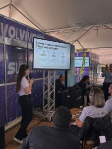 Integrante do AcroNano explica como os recursos do Pantanal Tech serão utilizados no desenvolvimento da tecnologia.