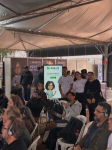 Integrantes e colaboradores do LPPFB acompanham as apresentações do Desafio de Inovação Pantanal Tech MS 2026.