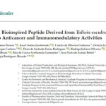 Primeira página do artigo científico sobre as atividades anticâncer e imunomoduladora do peptídeo bioinspirado KI17, publicado na revista Molecules.